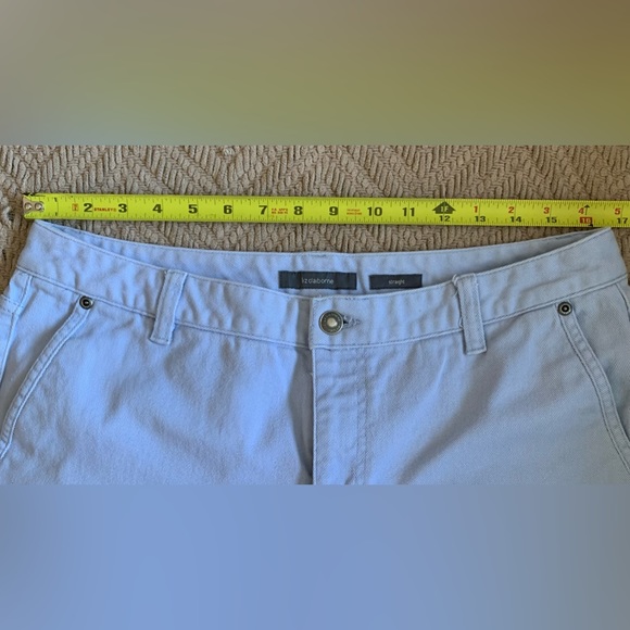Liz Claiborne | 12 | light blue denim jeans Capri front & back pockets - Picture 3 of 7